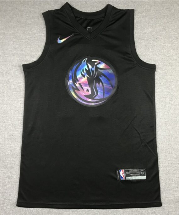 Luka Doncic Basketball Jersey #77 Dallas Mavericks Rainbow Edition