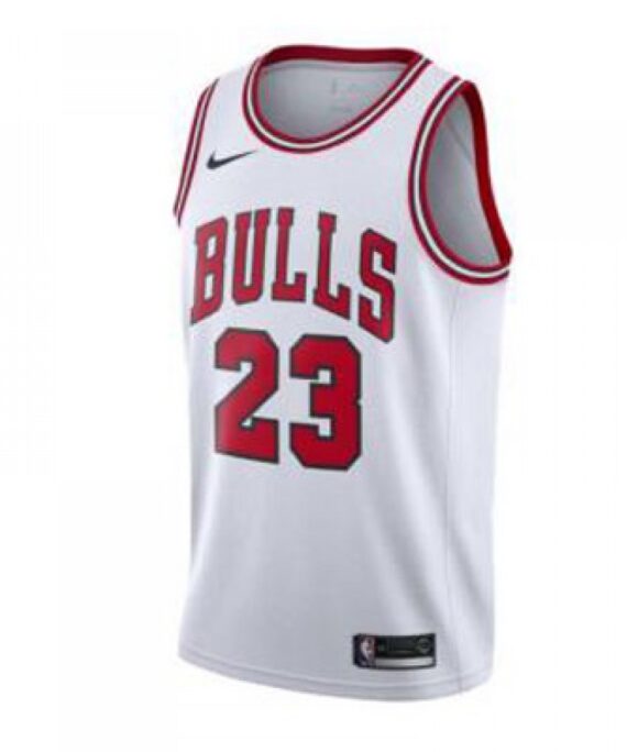 Michael Jordan Basketball #23 Jersey Chicago Bulls 17/18 White Child