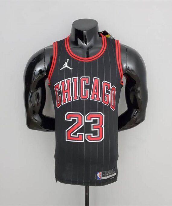 Michael Jordan Basketball Jersey #23 Chicago Bulls 75th Anniversary Edition Jordan Black