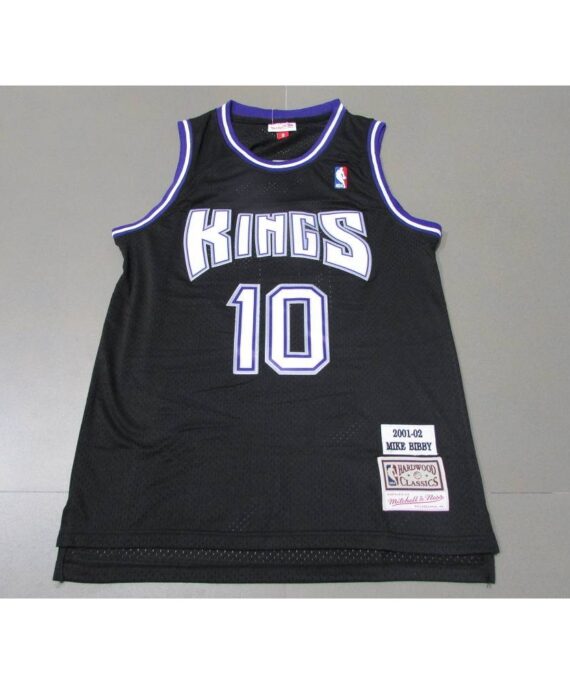Mike Bibby Basketball Jersey #10 Sacramento Kings Icon Classic Black