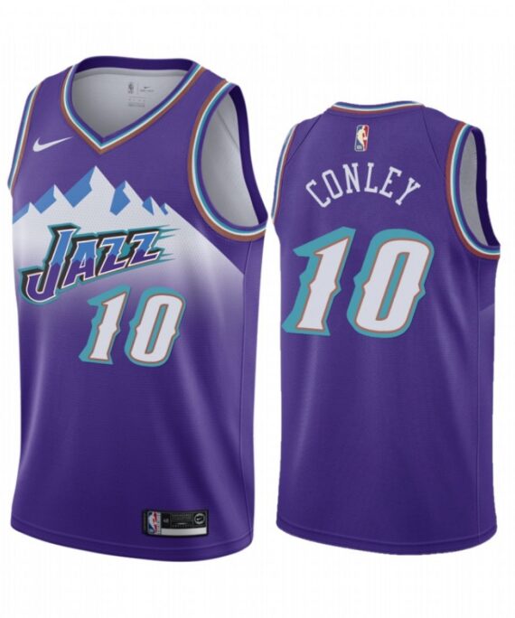 Mike Conley Jr. Basketball Jersey #10 Utah Jazz 19/20 Purple Icon Edition