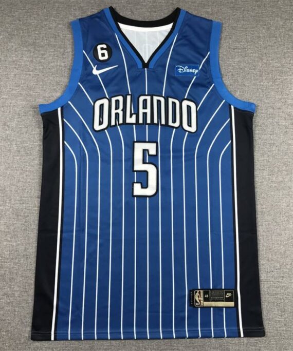 Paolo Banchero Basketball Jersey#5 Orlando Magic Blue