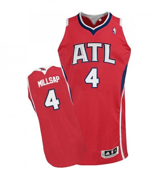 Paul Millsap Basketball Jersey #4 Atlanta Hawks Red