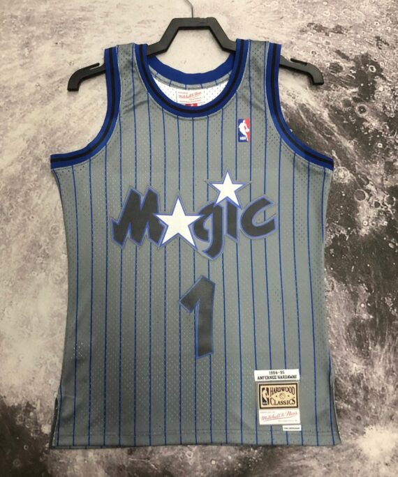 Penny Hardaway Basketball Jersey#1 Orlando Magic 1994/95 Gray