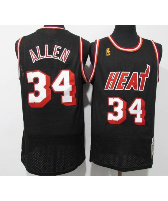 Ray Allen Basketball Jersey #34 Miami Heat Icon Classic Black