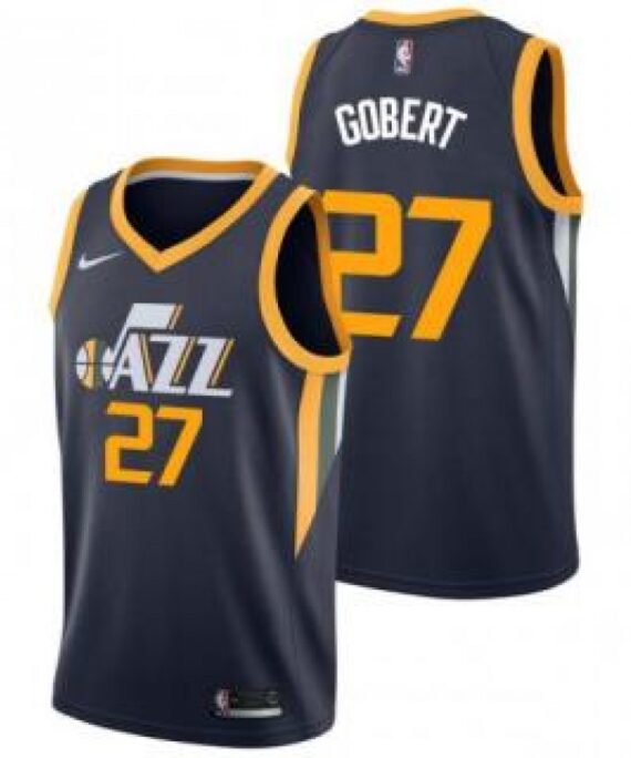 Rudy Gobert Basketball Jersey #27 Utah Jazz 17/18 Navy Blue Icon Edition