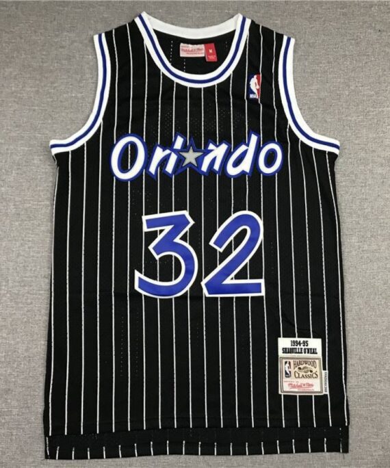 Shaquille O'Neal Basketball Jersey #32 Orlando Magic Icon Classic Black
