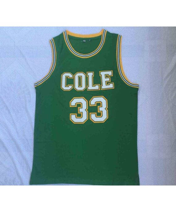 Shaquille O'Neal Basketball Jersey #33 Cole High School Green