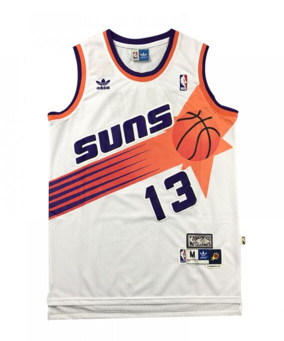 Steve Nash Basketball #13 Jersey Phoenix Suns 2020 White Print Edition