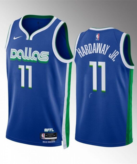 Tim Hardaway Jr.Basketball Jersey#11 Dallas Mavericks 2023 Blue City Edition