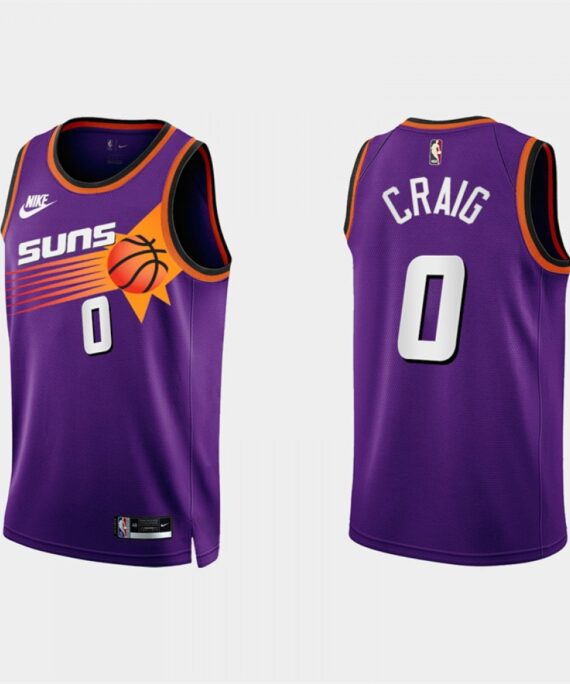 Torrey Craig Basketball Jersey#0 Phoenix Suns 2023 Purple Classic Edition