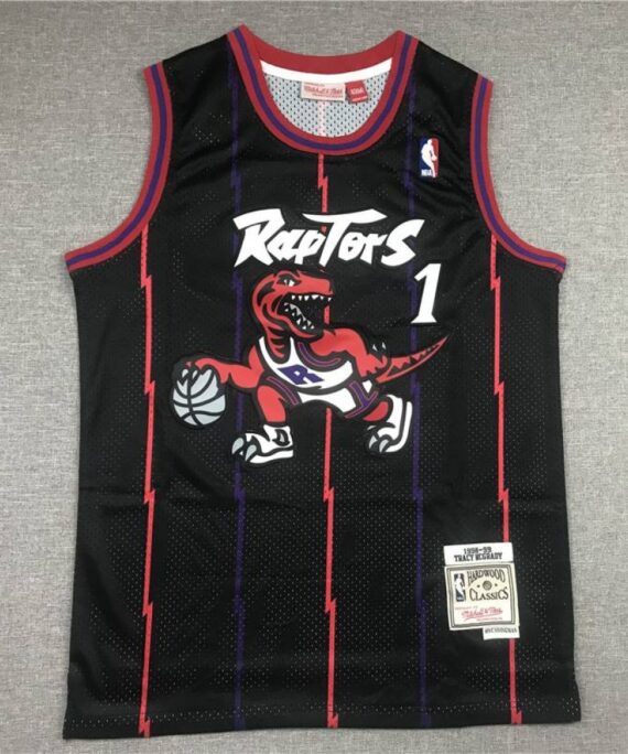 Tracy McGrady Basketball Jersey #1 Toronto Raptors Classic Edition Black
