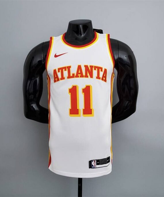 Trae Young Basketball Jersey #11 Atlanta Hawks White