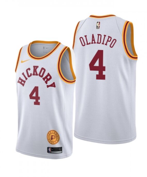 Victor Oladipo Basketball Jersey #4 Indiana Pacers 2019/20 White Icon Edition