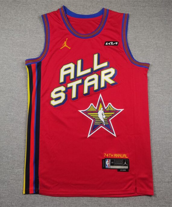 Victor Wembanyama Basketball Jersey #1 All-Star 2025 Red