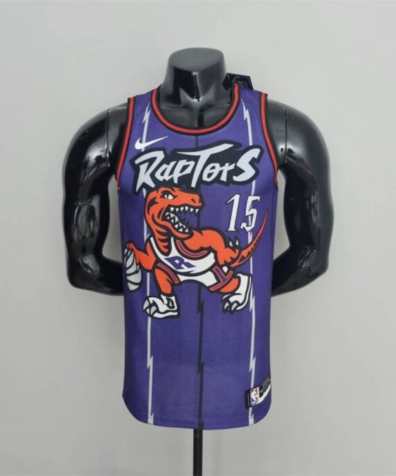 Vince Carter Basketball Jersey #15 Toronto Raptors Purple