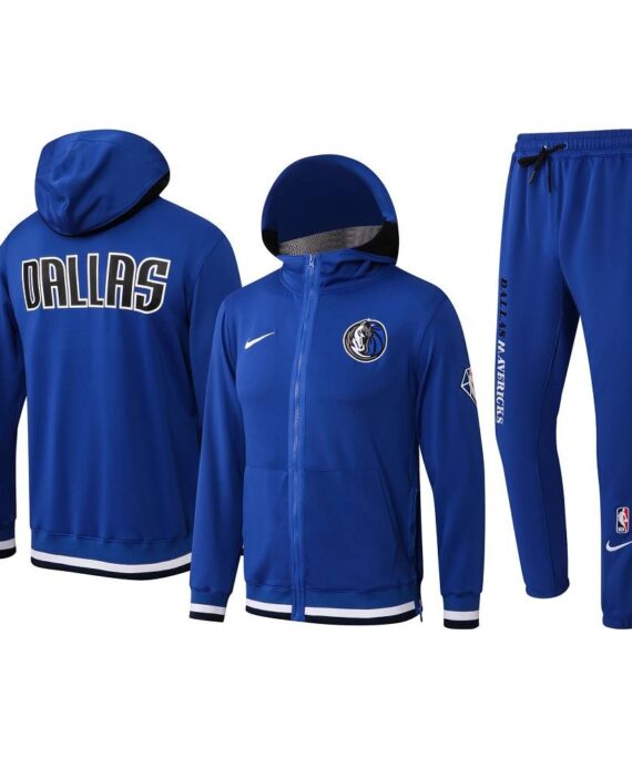 Tracksuit Dallas Mavericks With Hood 22/23 Blue