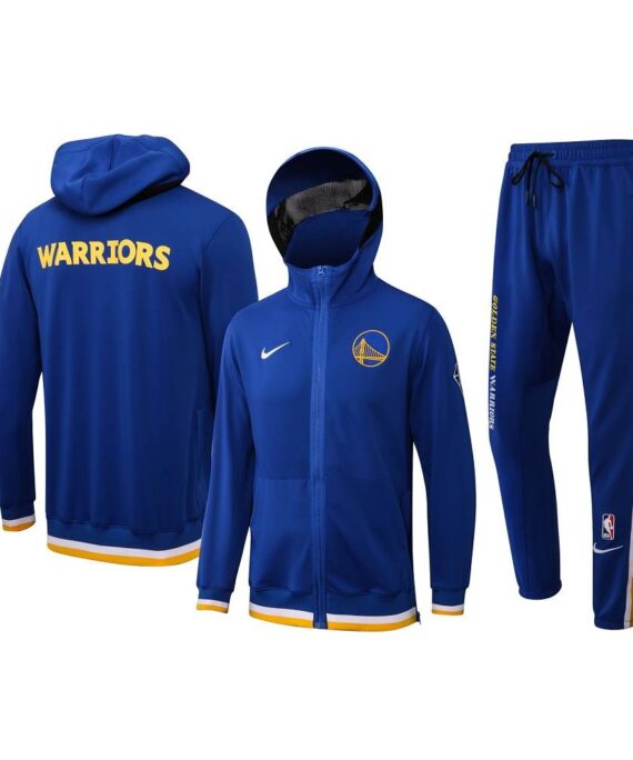 Tracksuit Golden State Warriors With Hood 22/23 Blue