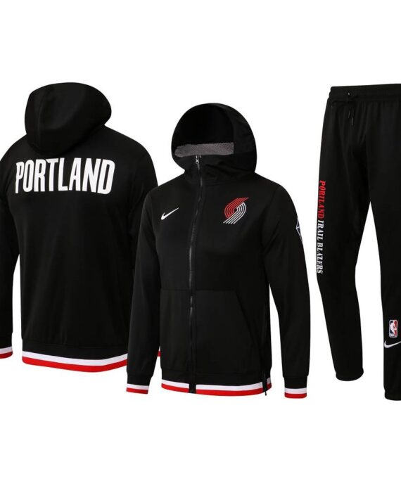 Tracksuit Portland Trail Blazers With Hood 22/23 Black