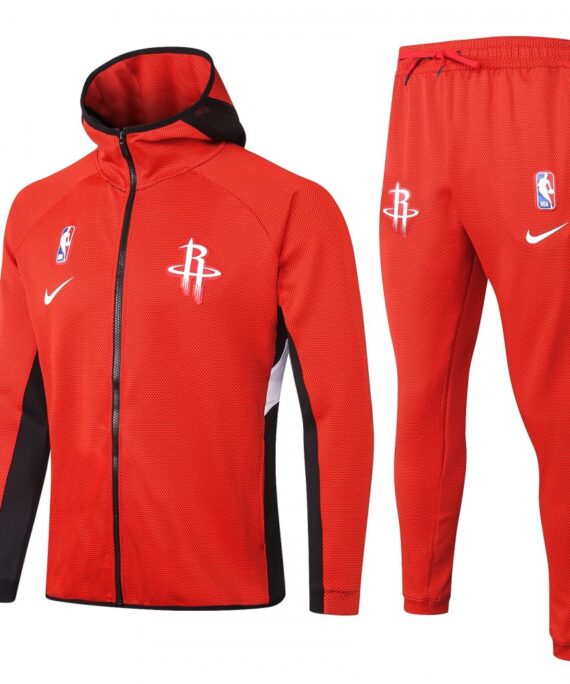 Tracksuit Houston Rockets With Hood Red
