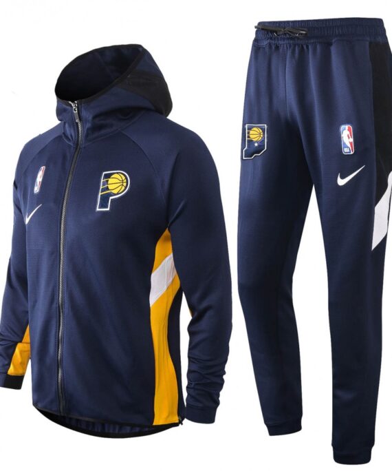 Tracksuit Indiana Pacers With Hood Navy Blue