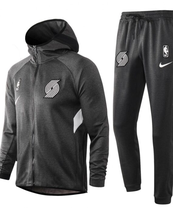 Tracksuit Portland Trail Blazers With Hood Gray