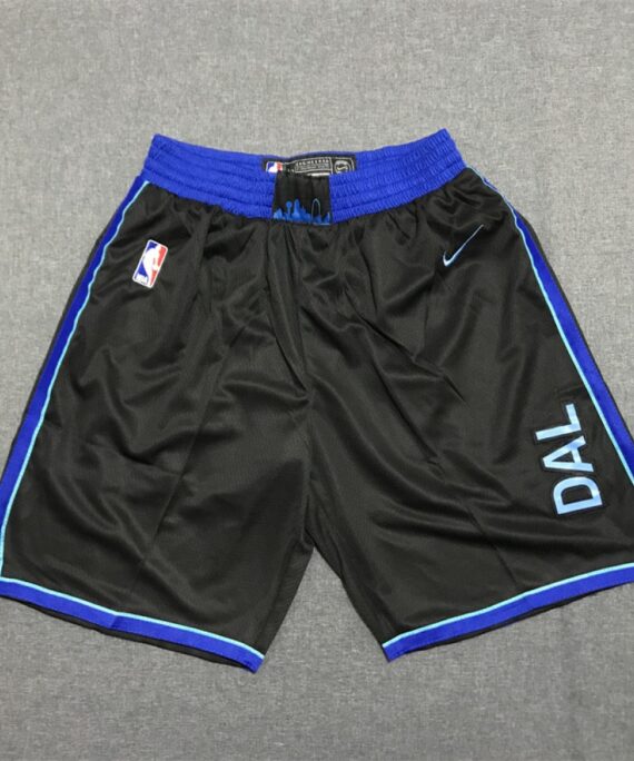 Dallas Mavericks Black Shorts