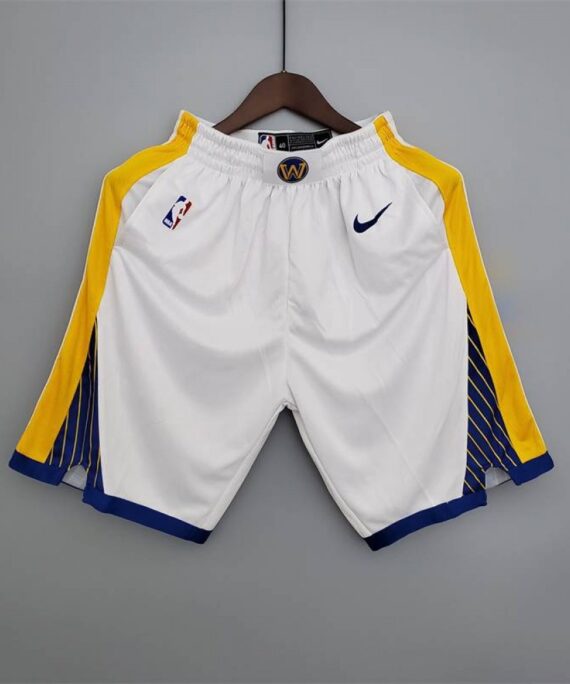 Los Angeles Lakers White Pocket Shorts