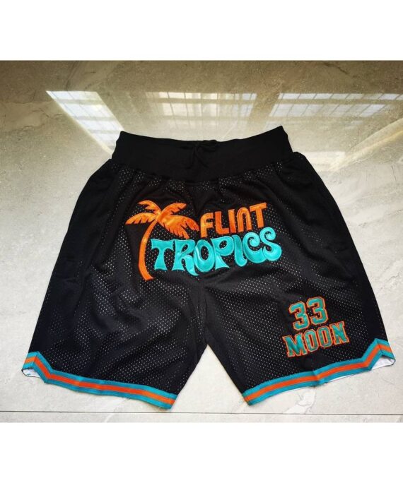 Moon Basketball #33 Semi-Pro Black Pocket Shorts
