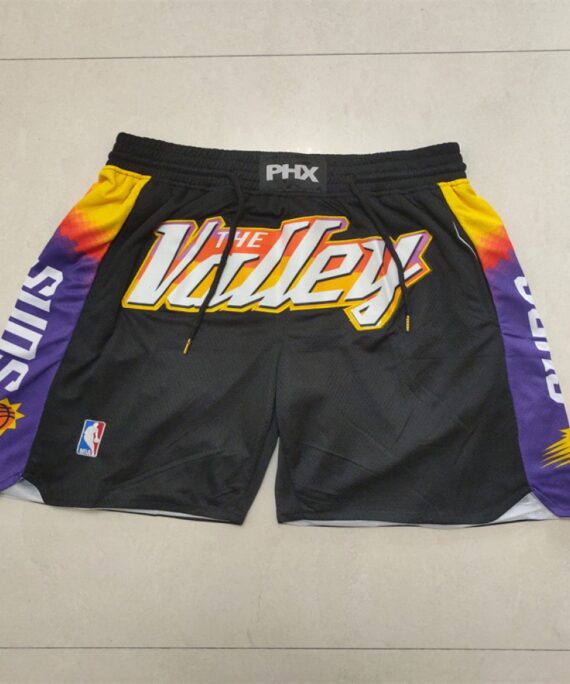 Phoenix Suns Black City Edition Pocket Shorts
