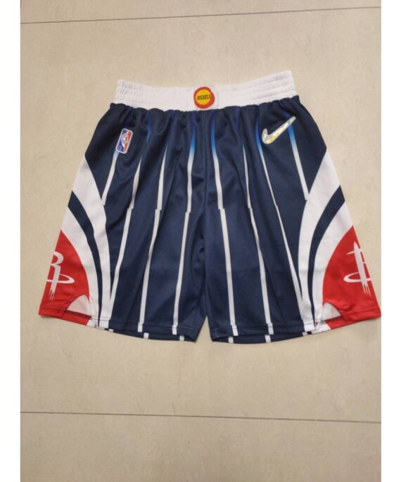 Houston Rockets 75th Anniversary Edition Navy Blue Shorts