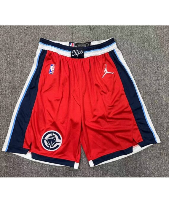 Los Angeles Clippers 2025 Statement Edition Red Shorts