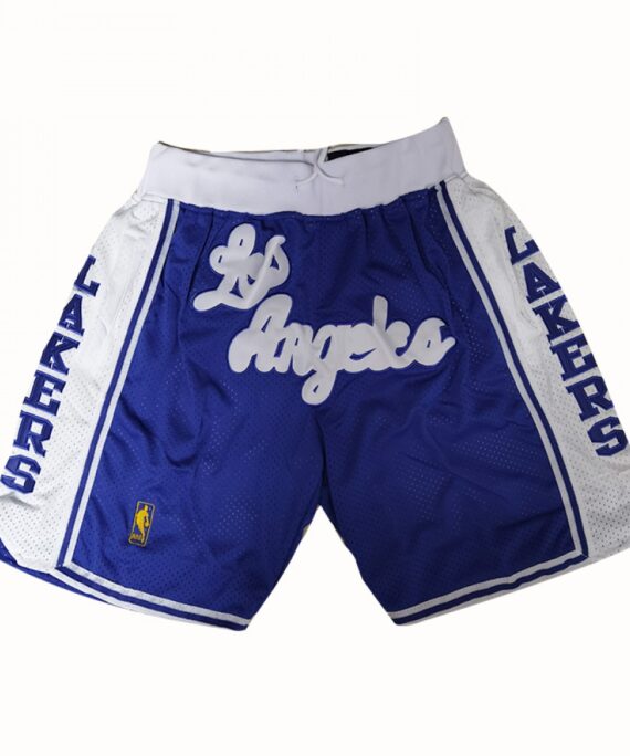Los Angeles Lakers Blue Retro Shorts