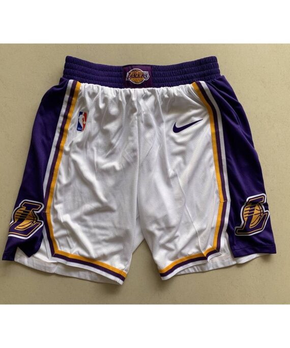 Los Angeles Lakers Shorts White Classic Edition
