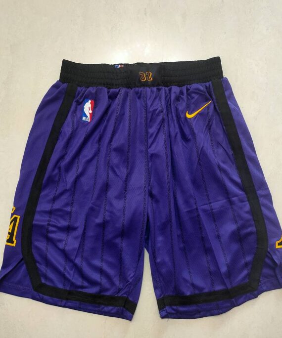 Los Angeles Lakers Purple/Black Shorts