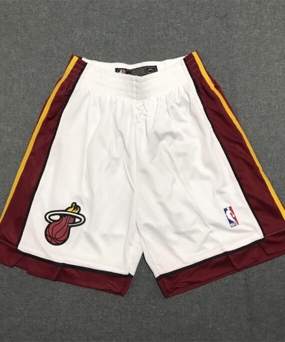 Miami Heat White Shorts