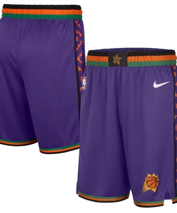 Phoenix Suns 2025 City Edition Purple Shorts