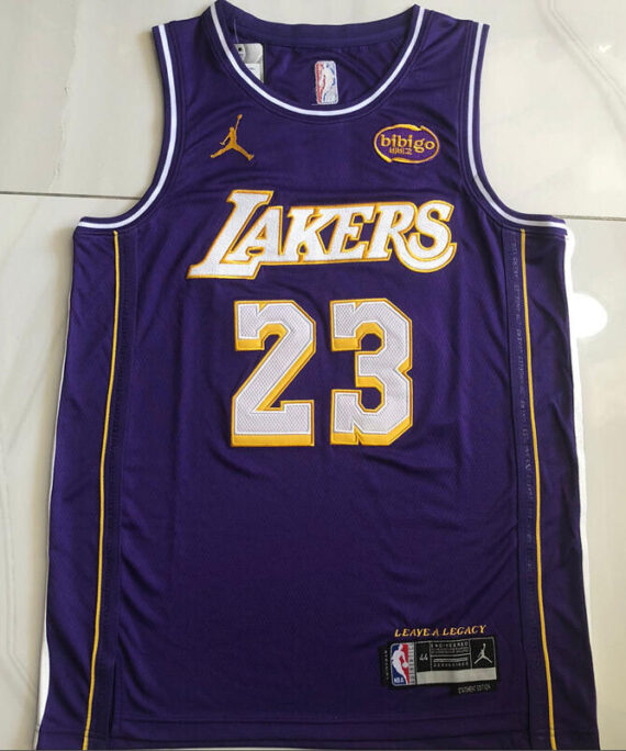 (High Quality)LeBron James Basketball Jersey#23 Los Angeles Lakers 2026 Purple City Edition