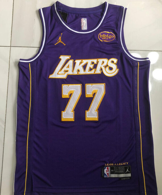 (High Quality)Luka Doncic Basketball Jersey#77 Los Angeles Lakers 2026 Purple City Edition