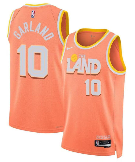 Darius Garland Basketball Jersey#10 Cleveland Cavaliers 2026 Orange City Edition