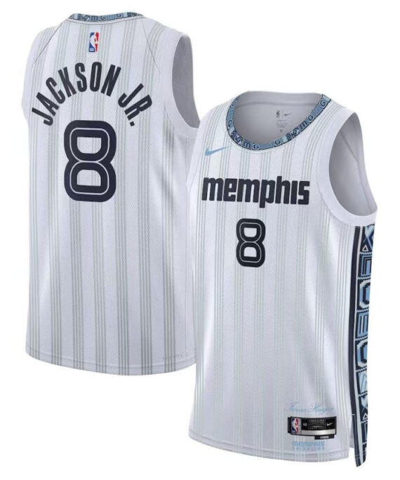 Jaren Jackson Jr.#8 Memphis Grizzlies 2026 White City Edition