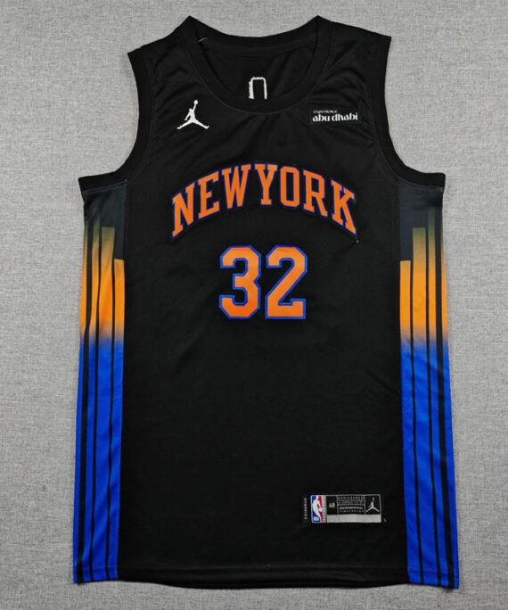 Karl-Anthony Towns Basketball Jersey#32 New York Knicks 2026 Black Statement Edition