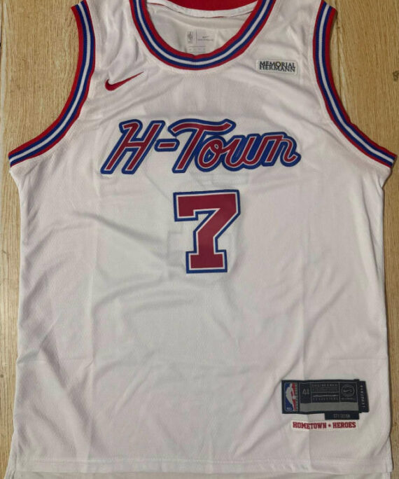 Kevin Durant Basketball Jersey#7 Houston Rockets 2026 White City Edition