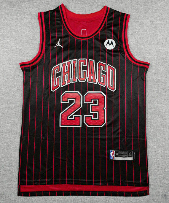 Michael Jordan Basketball Jersey#23 Chicago Bulls 2026 Black Statement Edition