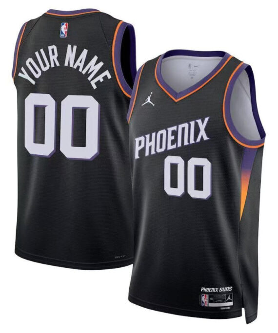 Phoenix Suns Black NBA Basketball Jersey 2026(Customizable)