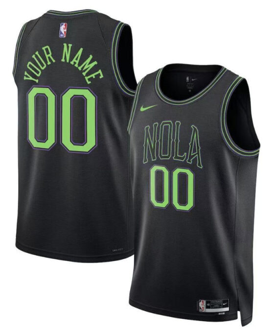New Orleans Pelicans 2026 City Edition Black(Customizable)Basketball Jersey