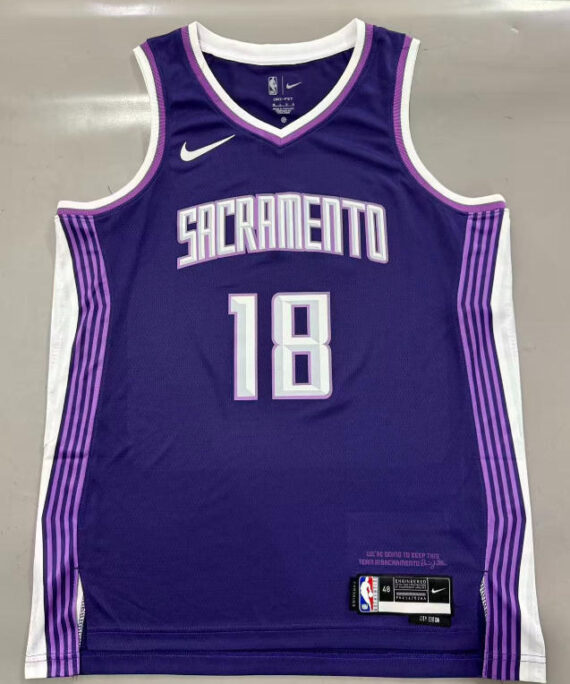 Russell Westbrook Basketball Jersey#18 Sacramento Kings 2026 Purple City Edition