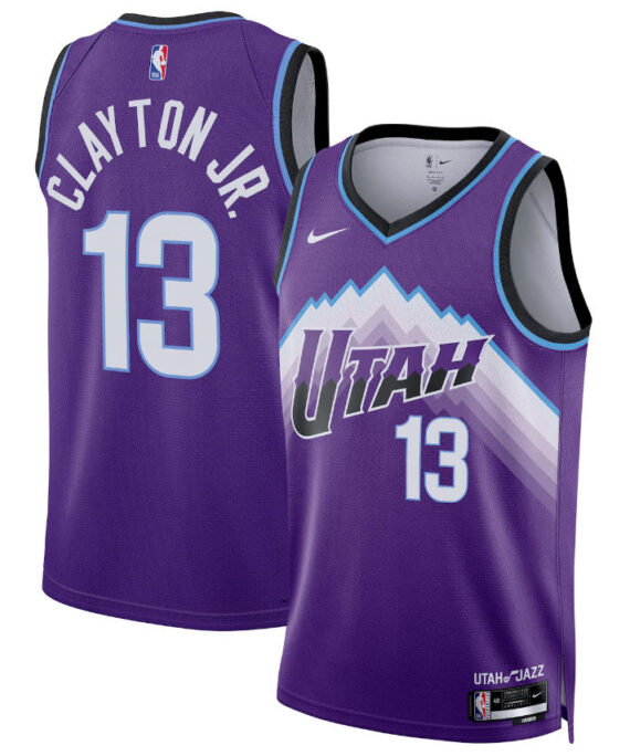 Walter Clayton Jr.Basketball Jersey#13 Utah Jazz 2026 Purple