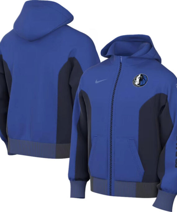Dallas Mavericks Jacket With Hood Blue 2025