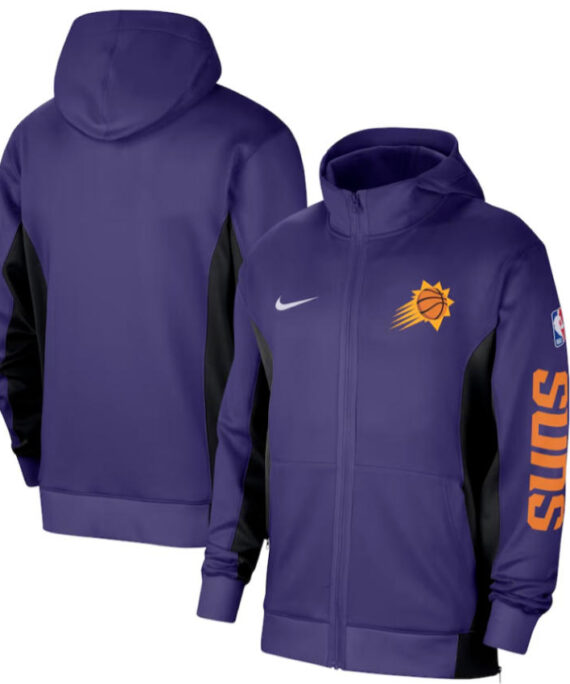 Phoenix Suns Jacket With Hood Purple 2025